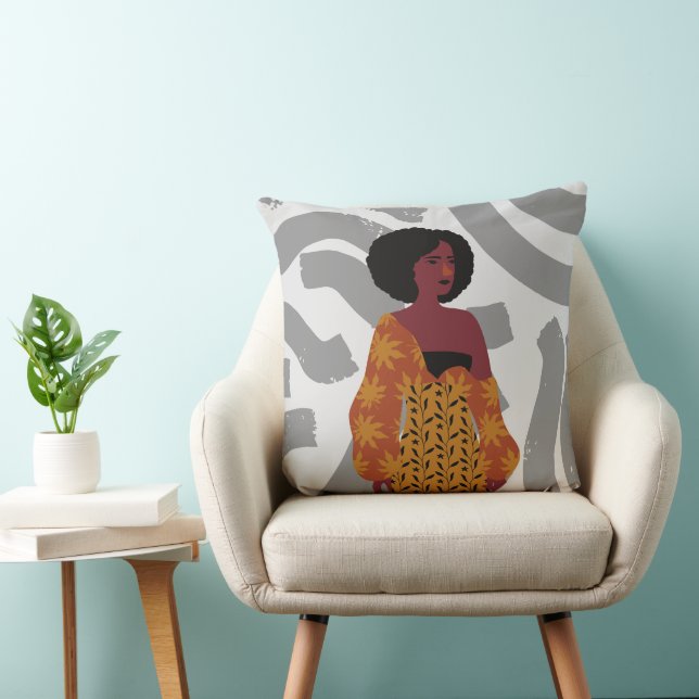 Cojín Decorativo Diseño de Mujeres II (Silla)