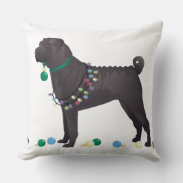 Cojín Decorativo Diseño de Navidades de perros traviesos chinos Sha