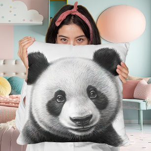 Cojines Oso Panda Divertido Zazzle ES