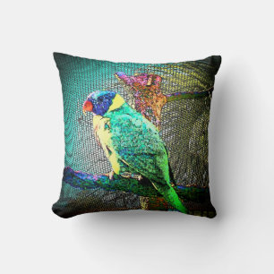 Cojín Decorativo Diseño de pájaro tropical 1Diseño