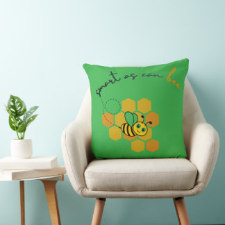 Cojín Decorativo Diseño de panal de abeja inteligente como puede se