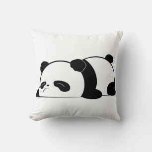 Cojín Decorativo Diseño de Panda Cute Sleepy