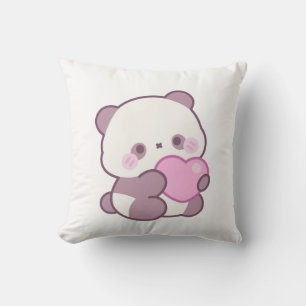 Cojín Decorativo Diseño de Panda Feliz Vibraciones Lindas Positiv