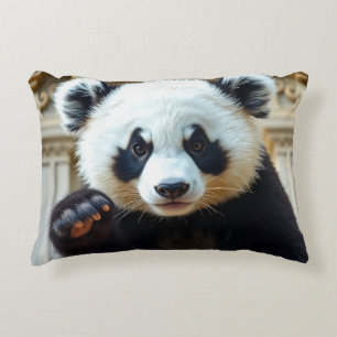 Cojín Decorativo Diseño de Panda Saludando