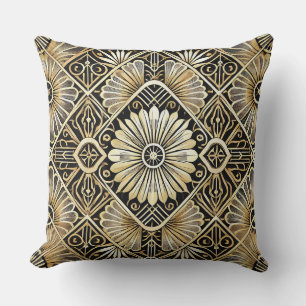 Cojín Decorativo Diseño de patrón Art Déco elegante