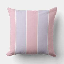 Cojín Decorativo Diseño de patrón de franja vertical de color suave
