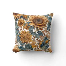 Diseño de patrón de girasoles bailando