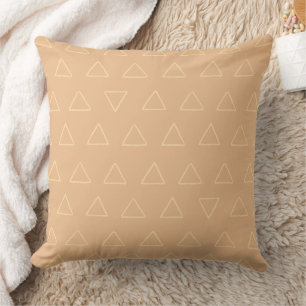 Cojín Decorativo Diseño de Patrón de Triángulos Minimalista