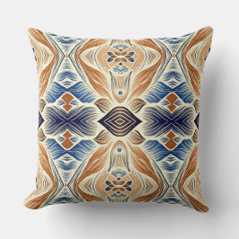 Cojín Decorativo Diseño de patrones de tejido clásico multicolor vi