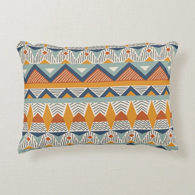 Cojín Decorativo Diseño de patrones sin inconvenientes de estilo na (Anverso)