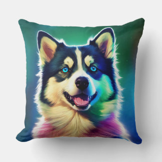 Cojín Decorativo "Diseño de perro en una almohada"