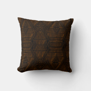 Cojín Decorativo Diseño de pirámide steampunk cobrizo