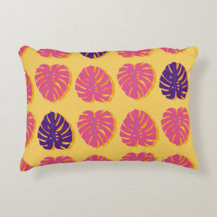 Cojín Decorativo Diseño de plantas tropicales sin foco Monstera Haw