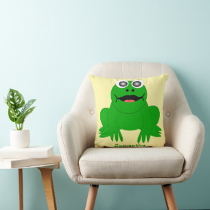 Cojín Decorativo Diseño de Rana Personalizado