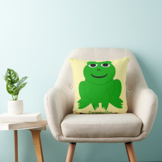 Cojín Decorativo Diseño de Rana Personalizado