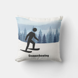 Cojín Decorativo Diseño de raquetas de nieve