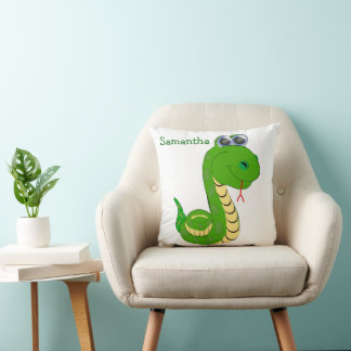 Cojín Decorativo Diseño de Serpiente Personalizado