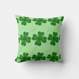 Cojín Decorativo Diseño de shamrock lujoso