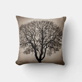 Cojín Decorativo Diseño de silueta de árbol 2005
