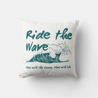 Cojín Decorativo Diseño de surf Ride the Wave