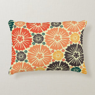 Cojín Decorativo Diseño de tapiz Art Nouveau Retro.