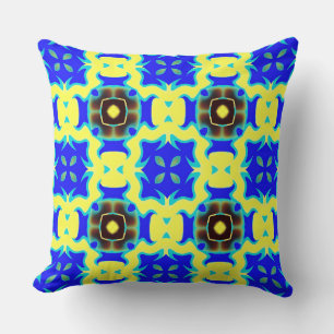 Cojín Decorativo Diseño de tela geométrica y multicolor elegante