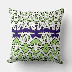 Cojín Decorativo Diseño de tela multicolor clásico y elegante