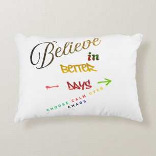 Cojín Decorativo Diseño de texto minimalista moderno motivacional