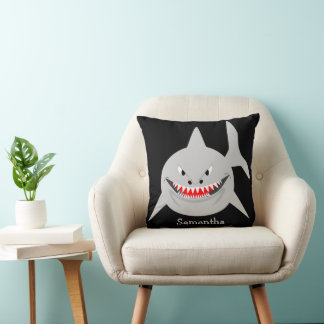 Cojín Decorativo Diseño de tiburón personalizado