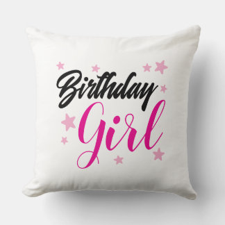 Cojín Decorativo Diseño de tipografía para cumpleaños | Cumpleaños 