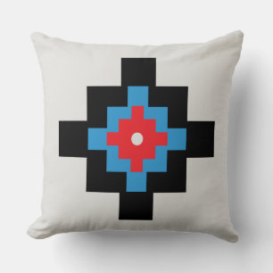 Cojín Decorativo Diseño de Triple Chakana Inka