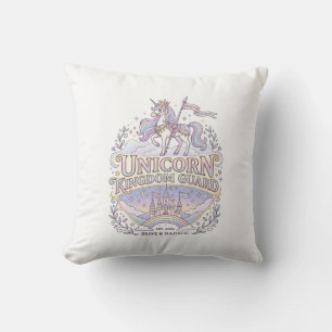 Cojín Decorativo Diseño de vector de idea de regalo de unicornio co