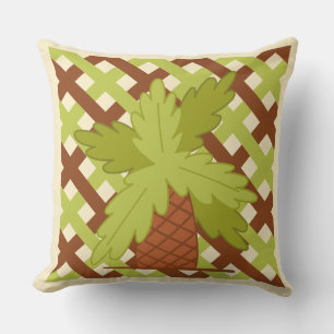 Cojín Decorativo Diseño de verano divertido fondo latente de piña