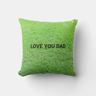 Cojín Decorativo Diseño de vidrio verde de papá