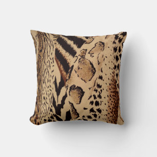 Cojín Decorativo Diseño decorativo de patrones animales impresión t