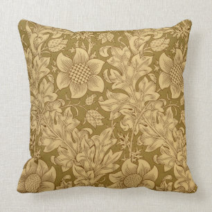 Cojín Decorativo Diseño del papel pintado del "Fritillary", 1885