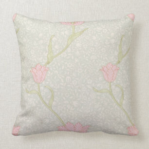 Cojín Decorativo "Diseño del papel pintado del tulipán del jardín",