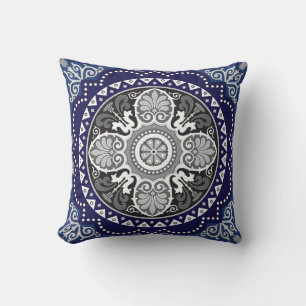Cojín Decorativo Diseño detallado de la estafa floral Paisley