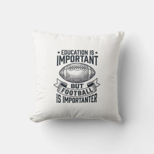 Cojín Decorativo Diseño divertido de camiseta vintage de educación
