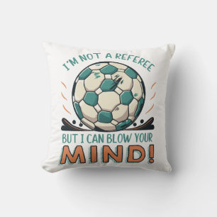 Cojín Decorativo Diseño divertido de fútbol
