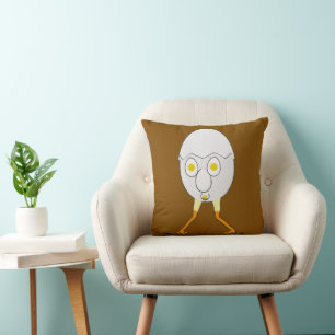 Cojín Decorativo Diseño divertido de personaje de huevo RG y RA