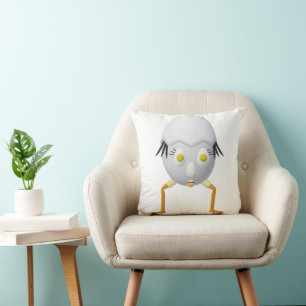Cojín Decorativo Diseño divertido del personaje de huevo RG y RA