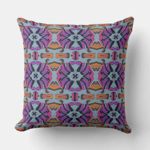 Cojín Decorativo Diseño elegante de trama multicolor