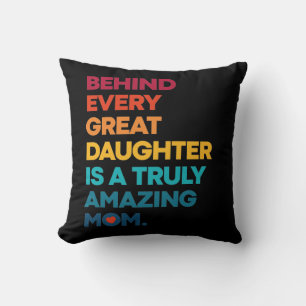 Cojín Decorativo Diseño elegante para el Día de las Madres