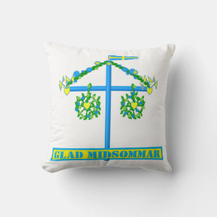 Cojín Decorativo diseño escandinavo,Personalized Glad midsommar