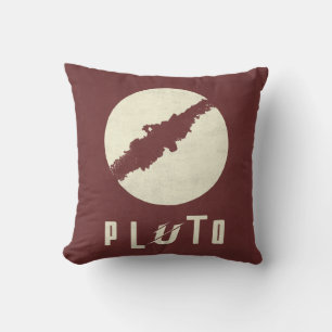 Cojín Decorativo Diseño Espacial del Planeta Plutó