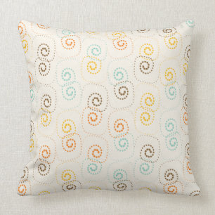 Cojín Decorativo Diseño espiral punteado