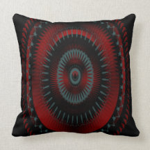 Diseño espiral rojo, negro y gris
