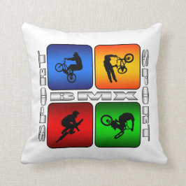 Cojín Decorativo Diseño estupendo del deporte de BMX Niza