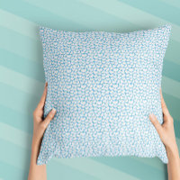 Diseño Feliz Corazones Blancos Azul Cielo